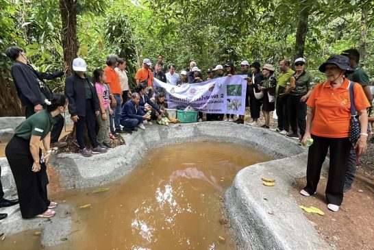 เครือข่ายภาค ปชช. เปิดโรงทานน้ำสัตว์ เฟส 2 แก้ภัยแล้งให้สัตว์ป่าเขาท่าเพชร