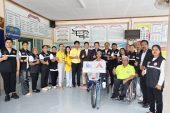 บ้านสวยกรุ๊ป ร่วมกับ โครงการ “Rolling Futures For Rolling Life” มอบรถสามล้อโยกให้กับคนพิการ สร้างความหวัง สร้างอาชีพ ทำความดีถวายเป็นพระราชกุศล เนื่องในโอกาสวันคล้ายวันพระราชสมภพ สมเด็จพระกนิษฐาธิราชเจ้าฯ