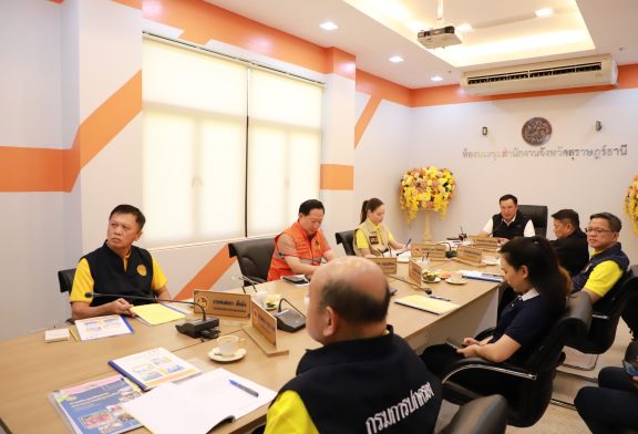 มท.1 ประชุมทางไกล จากสุราษฎร์ธานี ขับเคลื่อนการดำเนินการป้องกันและลดอุบัติเหตุทางถนน รับเทศกาลปีใหม่ 2568