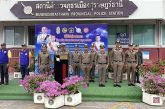 สุราษฎร์ธานี ปล่อยแถวระดมกวาดล้างอาชญา กรรมช่วงเทศกาลสงกรานต์ 2568 