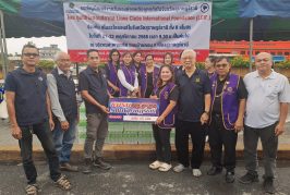 8สโมสร ไลอ้อน จังหวัดสุราษฎร์ธานี เปิดศูนย์รับบริจาคสิ่งของ ช่วยเหลือผู้ประสบอุทกภัย ในจังหวัดสุราษฎร์ธานี ตั้งแต่วันที่ 21- 22 พ.ย.นี้