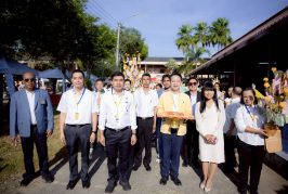 ผู้อำนวยการเขื่อนรัชชประภา เป็นประธานเปิดกิจกรรม OPEN HOUSE “เปิดบ้านแห่งศรัทธา ทอดผ้าสามัคคี” โรงเรียนรัชชประภาวิทยาคม