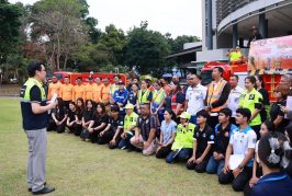 อธิการบดี มรส. นำซ้อมแผนอัคคีภัย–แผ่นดินไหว–อาคารถล่ม บูรณาการทุกภาคส่วนเตรียมตั้งรับ ยกระดับความปลอดภัยมหาวิทยาลัยอย่างยั่งยืน 