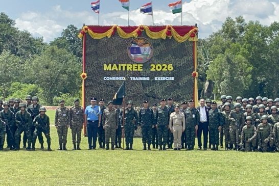 กองทัพบกไทยและอินเดียร่วมฝึกผสมปฏิบัติการป้องกันและปราบปรามการก่อความไม่สงบ