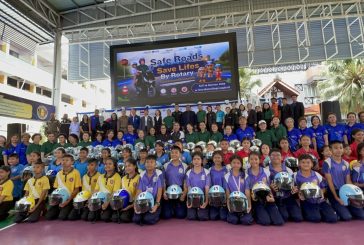 สุราษฎร์ฯ เปิดโครงการ “Safe Roads Save Lives by Rotary” รณรงค์ความปลอดภัยทางถนนโดยโรตารี