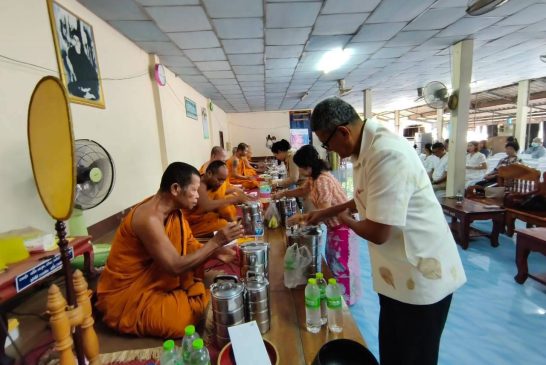 อ.บ้านนาเดิม ร่วมกับ 7 ภาคีเครือข่าย จัดโครงการ “เข้าวัด สืบสานวิถีธรรม นำบริการสู่ประชาชน อำเภอพึ่งได้”